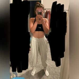 XL Divided light grey sweat pants with draw string